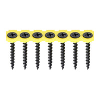 Timco 3.5 x 35mm Coarse Threaded Collated Drywall Black Screws (1000) 00035COLDYS