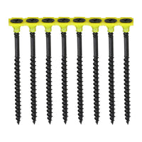 Timco 3.5 x 38mm Coarse Threaded Collated Drywall Black Screws (1000) 00038COLDYS