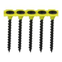 Timco 3.5 x 45mm Coarse Threaded Collated Drywall Black Screws (1000) 00045COLDYS
