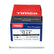 Timco 12 x 4" Twin Threaded Woodscrews Countsunk Head Zinc (100/Box) 00124CWZ