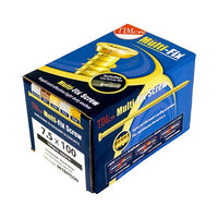 Timco 7.5 x 150mm Concrete Screw TX Flat Countersunk Exterior Yellow 00150TCON