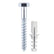 Timco Coach Screw and Nylon Plugs 6 x 60mm Pack of 2 0660CSCNP