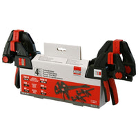 Bessey EZM-EZL-SET One-Handed Clamp 4 Piece Set 2 x 6" & 2 x 12"