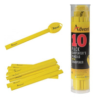 Advent ACPTUB10 Carpenter's Pencils ( Tub of 10 + Sharpener )