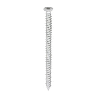 Timco 7.5 x 100mm Concrete Screw TX Flat Countersunk Exterior Silver 100TCONR