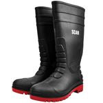 Scan SCAFWWELL7 Safety Wellingtons Boot Black UK 7 / EUR 41