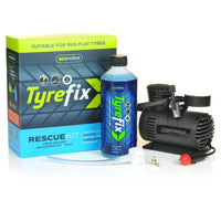 EcoMotive Tyrefix Rescue Kit with Liquid Sealant 550ml & Air Compressor Tool