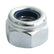 Timco M10 P Nylon Nut DIN 982 BZP Zink Plated (4/Tim Pack) 10NPP