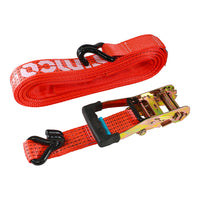 Timco 10m x 50mm Veto Ratchet Strap Heavy-duty R-Coated Hook 10RS1J