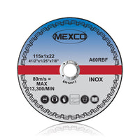 Mexco 115MM Multi Purpose CUT OFF DISC 10PC TIN SET MEX11510MULCD