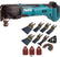 Makita DTM51Z 18V Li-ion Oscillating Multitool Cutter with 39 Piece Accessories Set