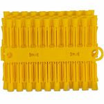Talon P1TT Plastic Plugs Yellow-Y PLUG Pack of 1000