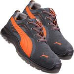 Puma 643620 Omni Flash Low Safety Trainer- Black/Orange Size 12