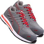 Puma 643070 Xelerate Knit Low Safety Trainer - Grey/Red Size 9