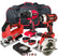 Excel 18V 4 Piece Cordless Power Tool Kit with 2 x 5.0Ah Batteries Smart Charger & EXLKIT-401