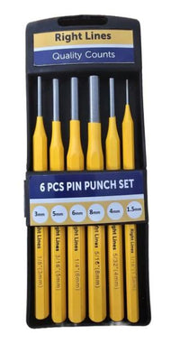 Bessey RLPP6 Right Lines 6 Pcs Pin Punch Set