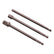 Amtech I5705 3pc 150mm Long Impact Drill Bit Socket Adapter Set Hex Extension Bar 1/4" 3/8" 1/2"