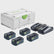Festool 577710 18V Energy Set SYS 4 x 5.0Ah Batteries Charger & Case