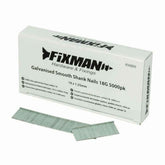 Fixman 19 x 1.25mm 18G Galvanised Smooth Shank Nails Pack of 5000 - 856869
