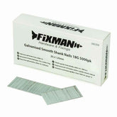 Fixman 25 x 1.25mm 18G Galvanised Smooth Shank Nails Pack Of 5000 - 585359