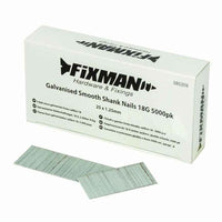 Fixman 25 x 1.25mm 18G Galvanised Smooth Shank Nails Pack Of 5000 - 585359