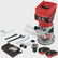 Excel 18V 1/4" Router Trimmer with 2 x 2.0Ah Battery & Smart Charger