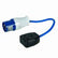 PowerMaster 16A-13A Fly Lead Converter 16A Plug to 13A Socket 341082