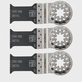 Fein 63502157220 Starlock 50 x 30mm E-Cut Fine Saw Blade Pack of 3