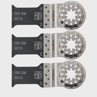 Fein 63502157220 Starlock 50 x 30mm E-Cut Fine Saw Blade Pack of 3