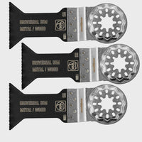 Fein 63502223220 Starlock 55 x 44 mm E-Cut Universal Saw Blade Pack of 3