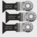 Fein 63502223220 Starlock 55 x 44 mm E-Cut Universal Saw Blade Pack of 3