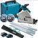 Makita DSP601ZJU 36V 165mm Brushless AWS Plunge Saw 2 x 5.0Ah & Accessories