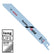 Bosch S922EF 150mm BIM Flexible Reciprocating Saw Blades for Metal Pack of 5 - 2608656015