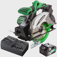 Hikoki C18DSL 18V 165mm Cordless Circular Saw with 1 x 2.5Ah/5.0Ah Battery & Charger