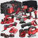 Milwaukee 18V Cordless 11 Piece Tool Kit with 3 x 5.0Ah Batteries & Charger in Bag DBRM-09