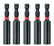 Milwaukee 60mm Shockwave Magnetic Bit Holder 4932472063 Pack of 5