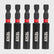 Excel 60mm Magnetic Impact Bit Holder with Blister Card Pack of 5