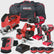 Excel 18V 5 Piece Power Tool Kit with 3 x 5.0Ah Batteries & Charger EXLKIT-16285