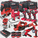 Excel 18V 10 Piece Power Tool Kit with 4 x 5.0Ah Batteries & Charger EXLKIT-16296