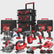 Milwaukee 18V Fuel Brushless 9 Piece Power Tool Kit With 2 x 5.0Ah Battery Charger & Trolley Toolbox (DBR Kit)