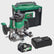 Hikoki M3612DAJ2Z 36V Brushless 1/2" Plunge Router with 1 x 2.5Ah/5.0Ah Battery Charger & Case