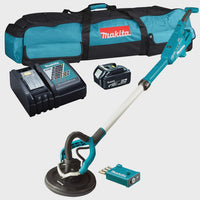 Makita DSL801ZU 18V LXT 225mm AWS Brushless Drywall Sander With 1 x 5.0Ah