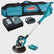 Makita DSL801ZU 18V LXT 225mm AWS Brushless Drywall Sander With 1 x 5.0Ah
