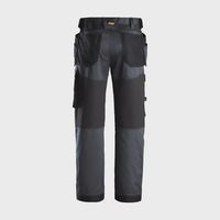 Snickers AllroundWork Stretch Trousers with Holster Pockets Black - 32" Leg 35" Waist 62410404050