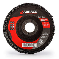 Abracs 115mm Black Poly Disc EXPERT ABPOLY115