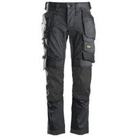 Snickers 6241  AllroundWork, Stretch Trousers Holster Pockets AW Stretch Trousers HP Black Size: 46
