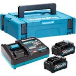 Makita 191K01-6 40V XGT Power Source Kit With 2 x 4.0Ah Battery Charger & Case