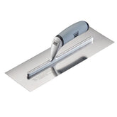 Ragni R618S-16HL 16" Feather Edge Stainless Steel Finishing Trowel With High Lift Soft Grip Handle