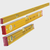Stabila 96-2 Double Plumb Section Level 600mm, 1200mm and 1800mm Triple Pack
