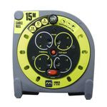 Masterplug 4-Socket Case Cable Reel 15m 240V/13A HMU15134SL-PX